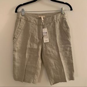 NWT Eileen Fisher Twinkle Organic Linen Shorts